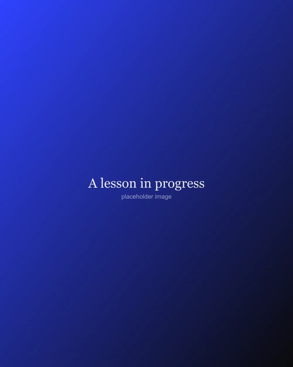 A one-to-one music lesson in progress